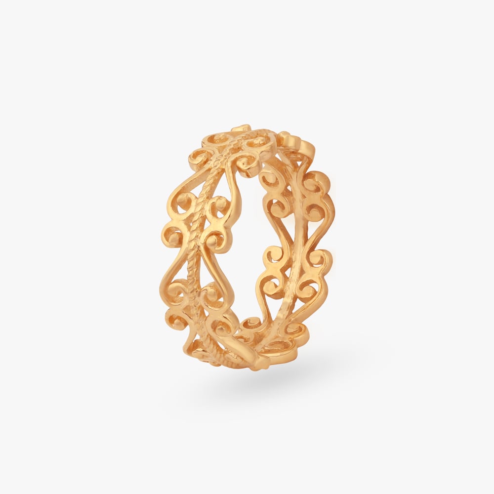 

Ornamental Filigree Gold Ring