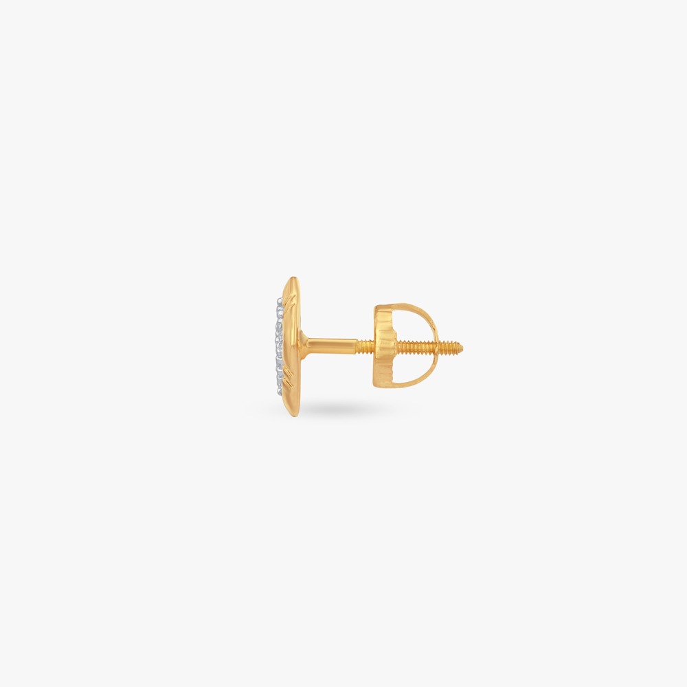 Power Look Diamond Stud Earrings For Men,,hi-res image number null
