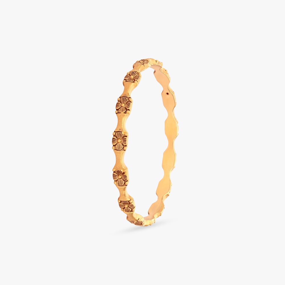Blossom Trail Gold Bangles,,hi-res image number null