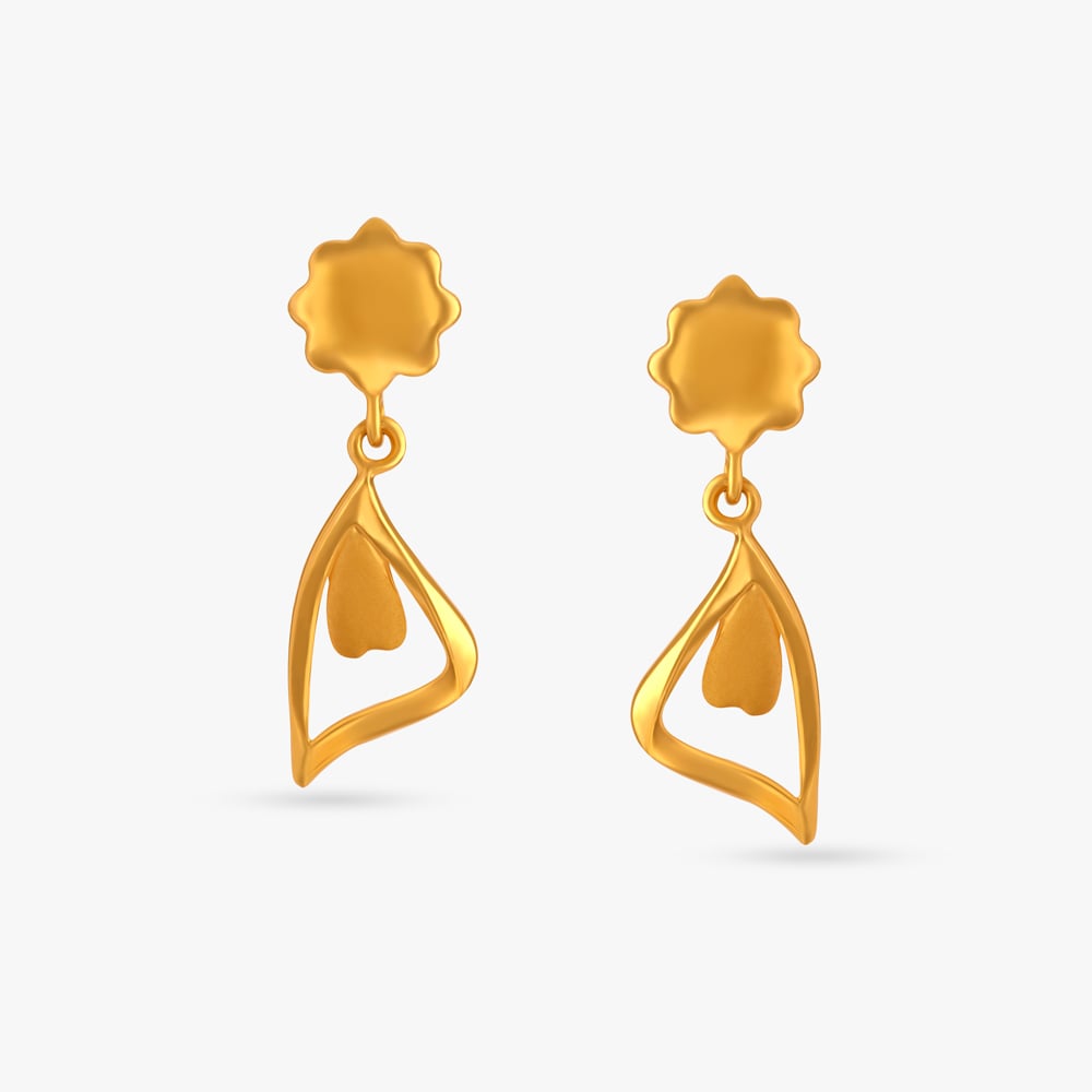 

Abstract Minimal Drop Earrings