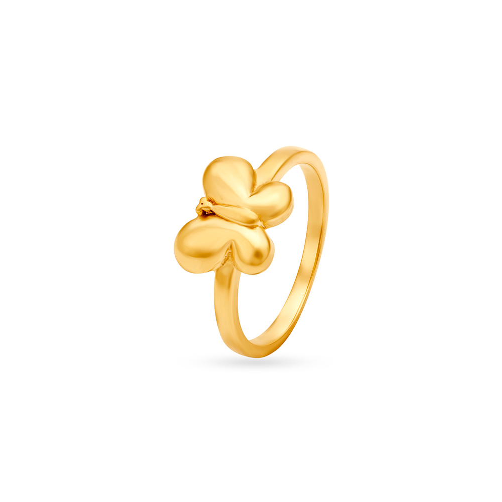 Sweet Dolphin Kids Gold Ring