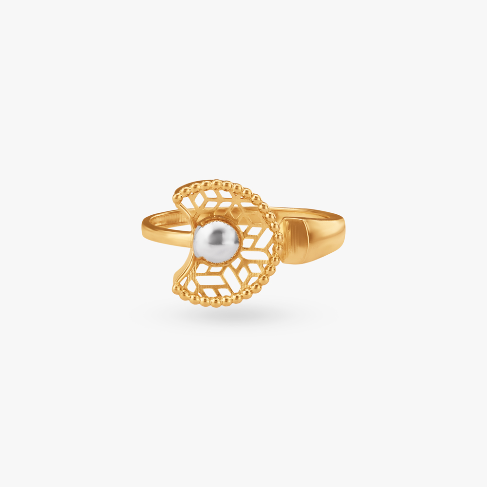 Gilded Halo Gold Ring,,hi-res image number null
