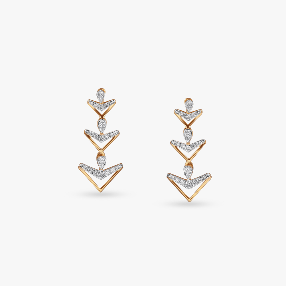Chevron Chic Diamond Necklace Set,,hi-res image number null