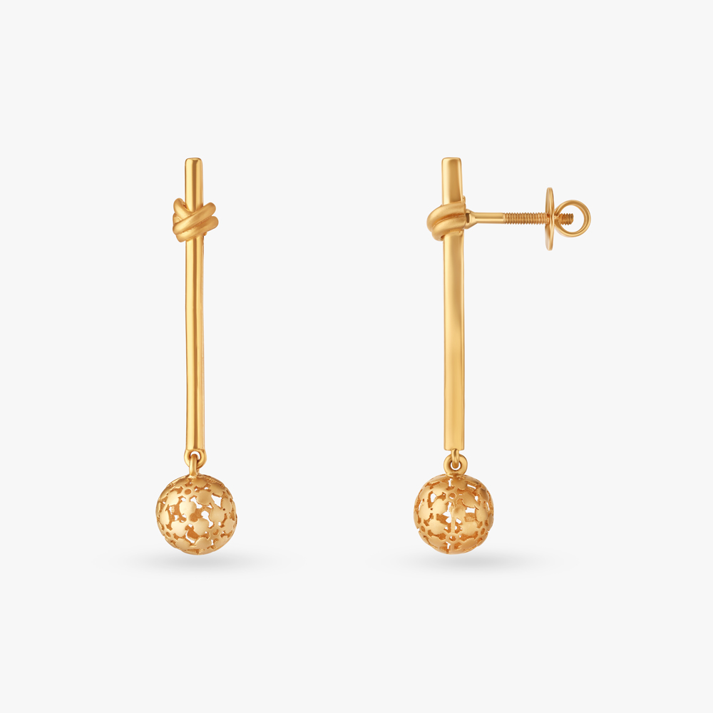 Immaculate Bar Drop Earrings,,hi-res image number null