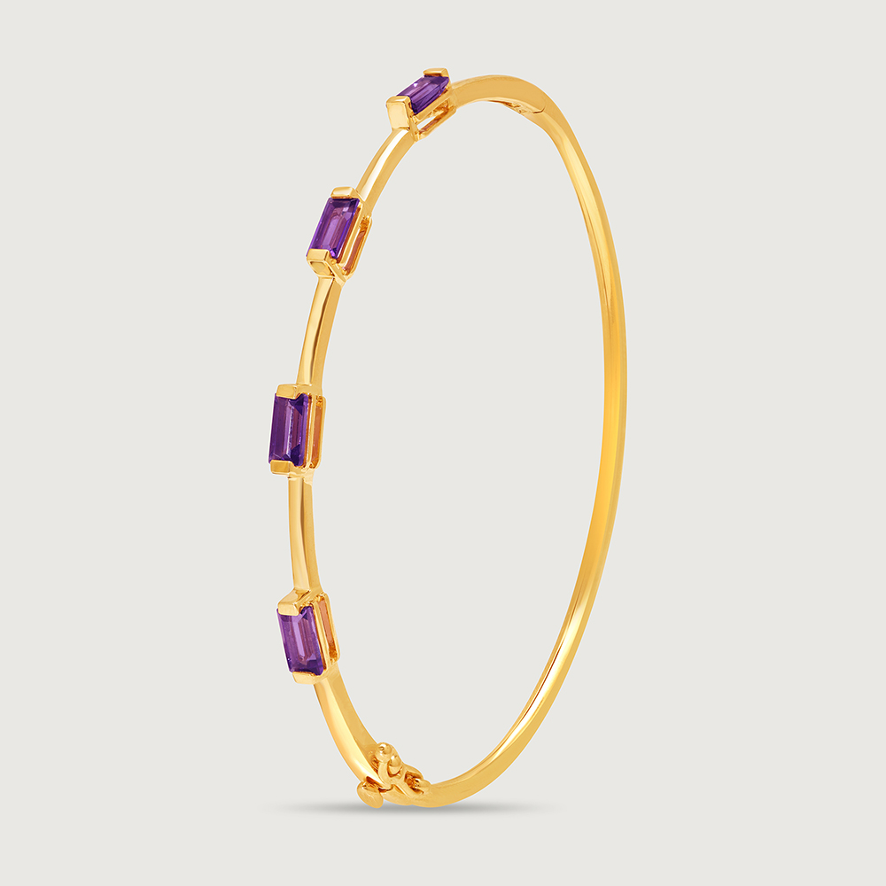 Violet Velvet 14KT Amethyst Bangle,,hi-res image number null