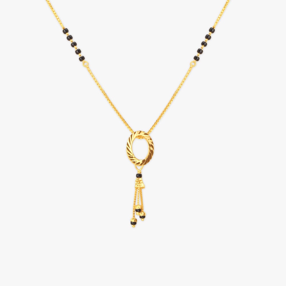 Minimalist Elegance Gold Mangalsutra,,hi-res image number null