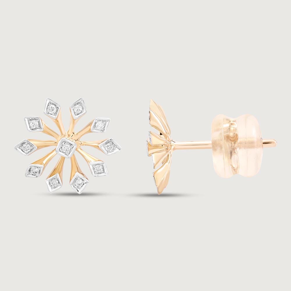 Whimsy Bloom Diamond Earrings,,hi-res image number null