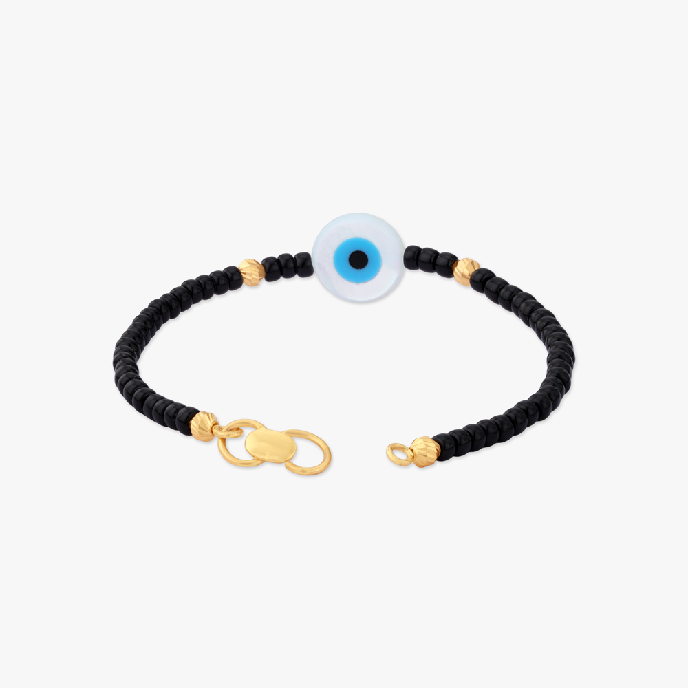 Guard Evil Eye Gold Bangles for Kids,,hi-res image number null