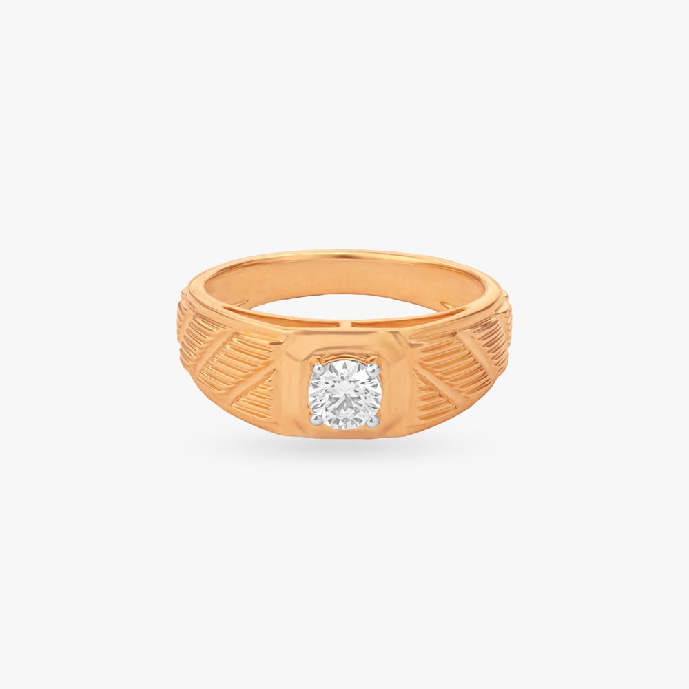 Sparkle Story Solitaire Ring for Men,,hi-res image number null