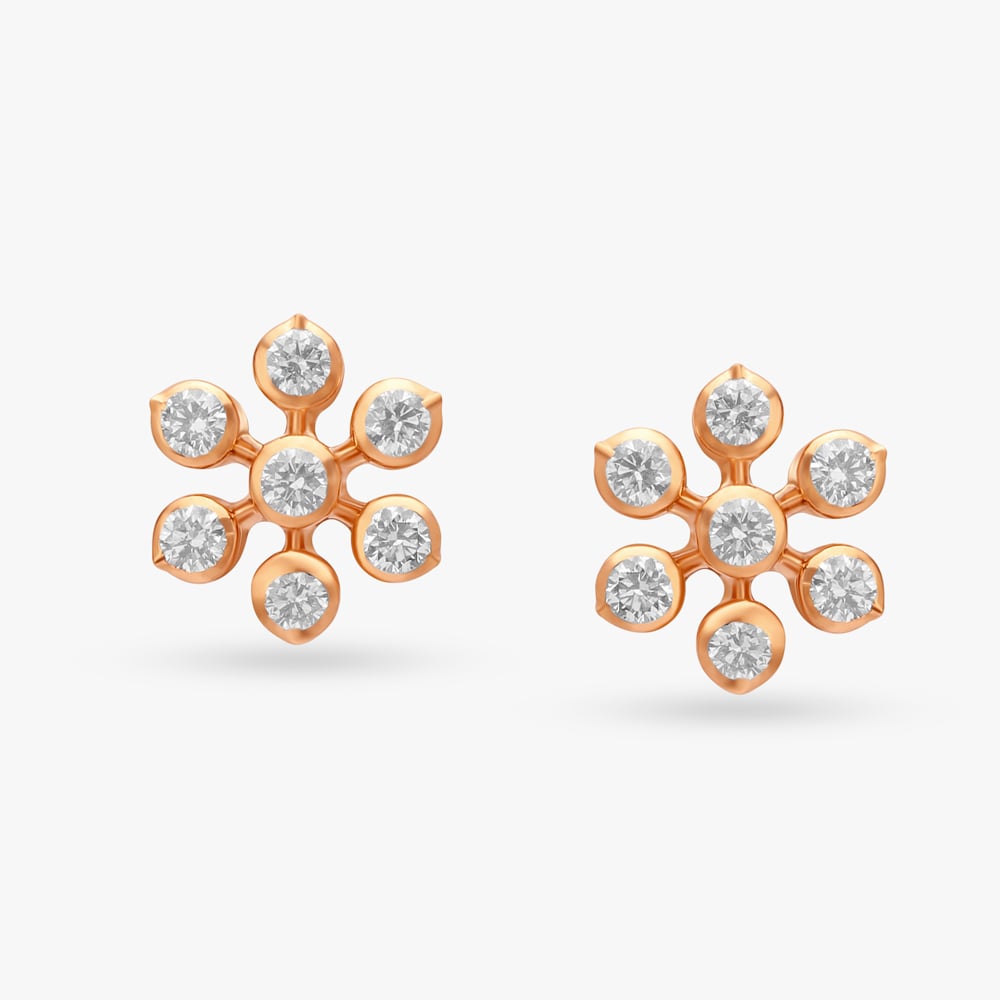 

Shimmering Opulence Diamond Stud Earrings