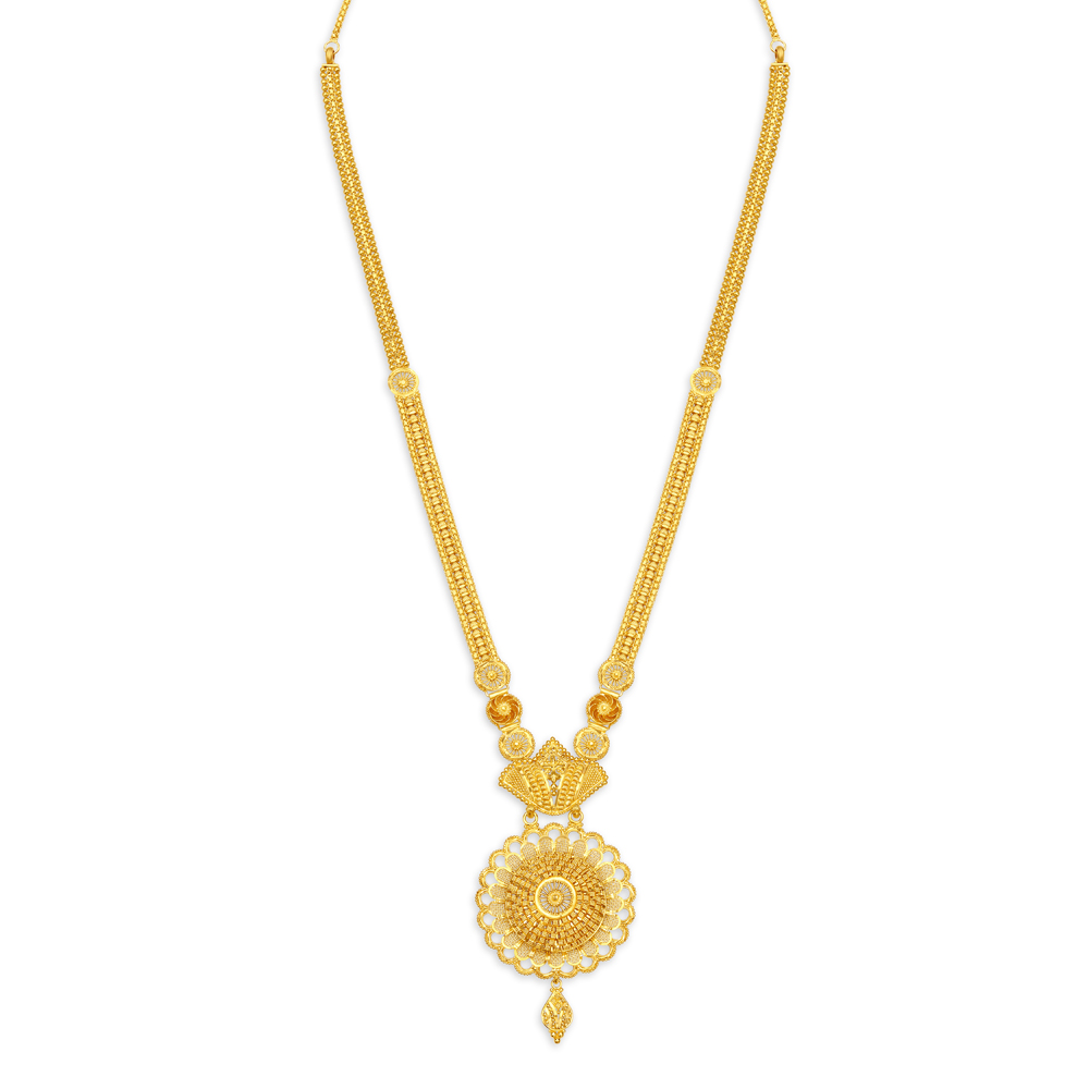 Hypnotic Gold Haaram for All Indian Brides,,hi-res image number null