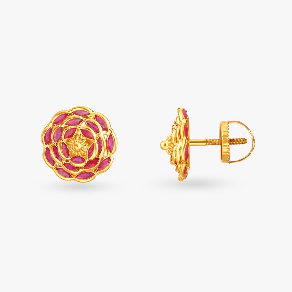 Bloom Pendant and Earrings Set,,hi-res image number null