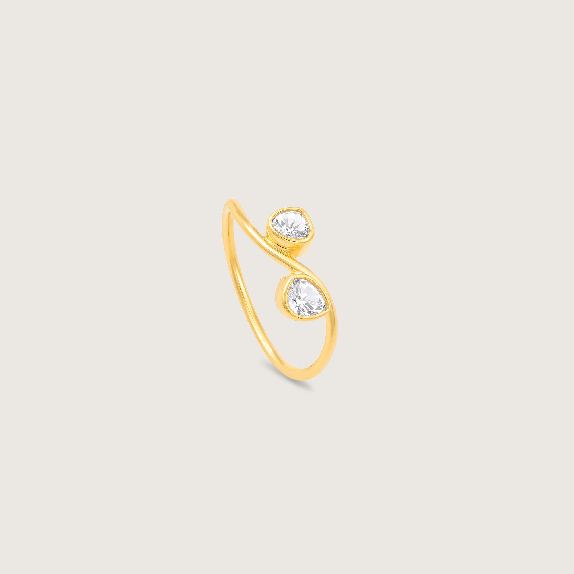 Twisted Harmony Polki Ring,,hi-res image number null
