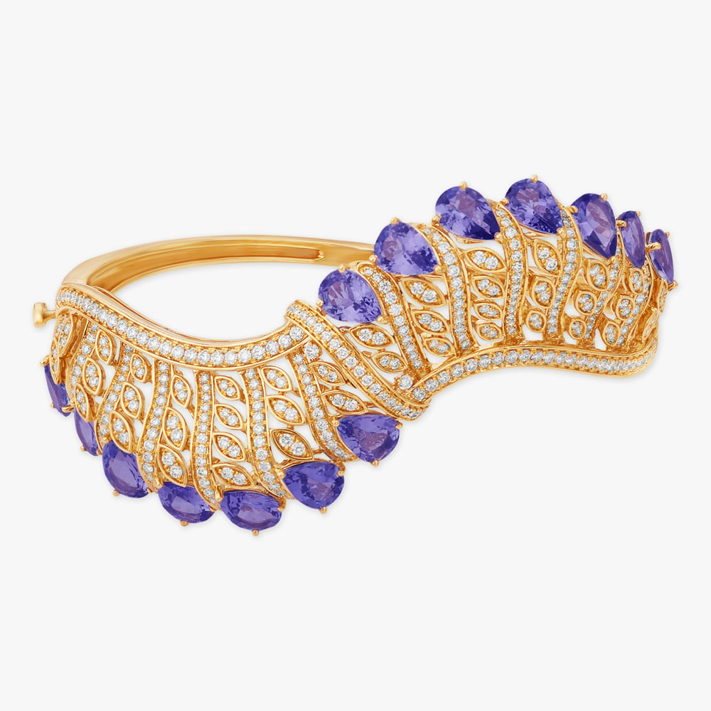 Dusk Weave Diamond Bangle,,hi-res image number null