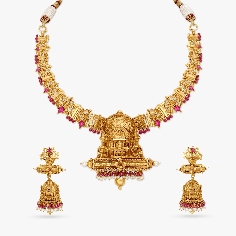 The Gopuram Necklace Set,,hi-res image number null
