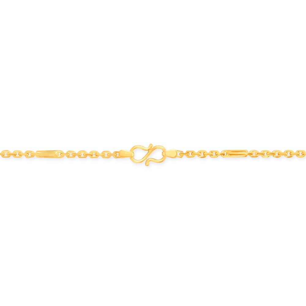 Two Toned Link Gold Chain for Men,,hi-res image number null