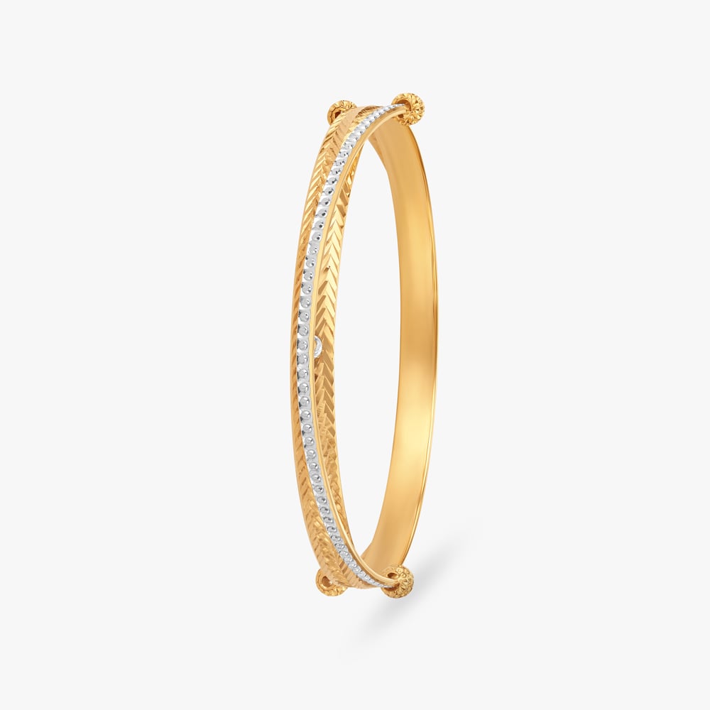 Shimmering Gold Bangle,,hi-res image number null