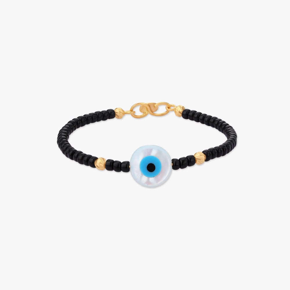 Guard Evil Eye Gold Bangles for Kids,,hi-res image number null