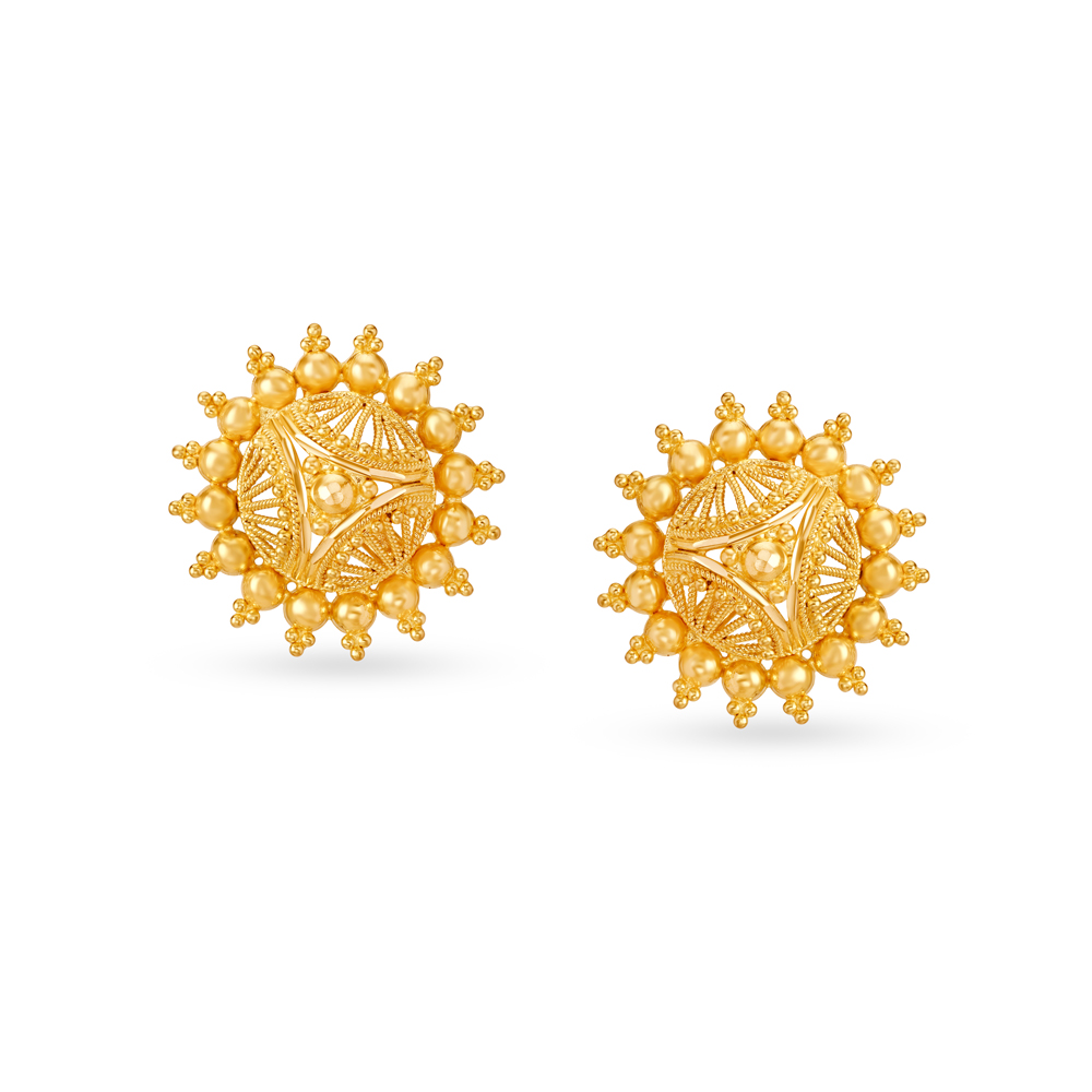 Dazzling Surreal Stud Earrings