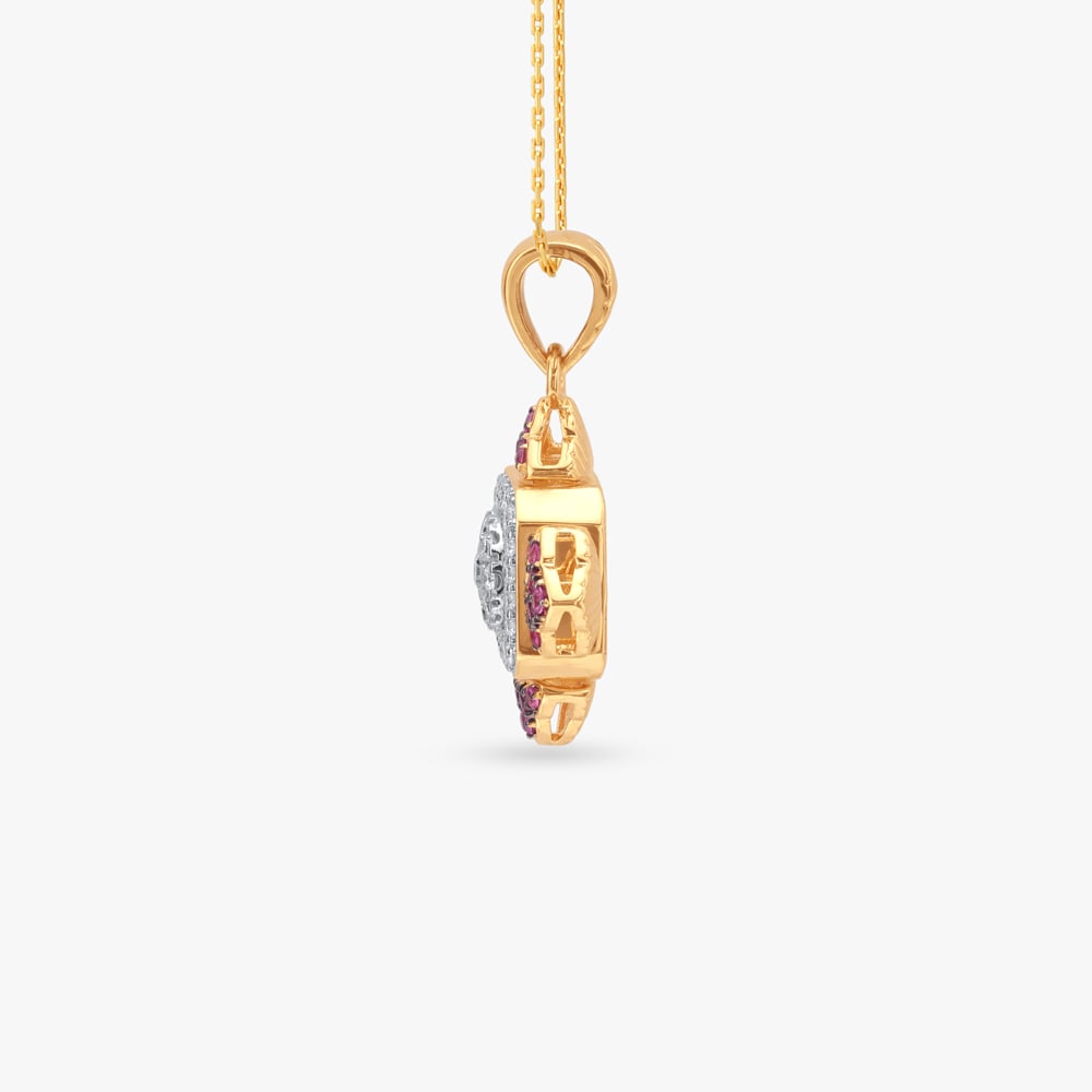 Regal Bloom Diamond Pendant,,hi-res image number null