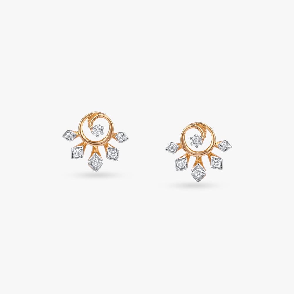 Radiant Bloom Diamond Pendant and Earrings Set,,hi-res image number null
