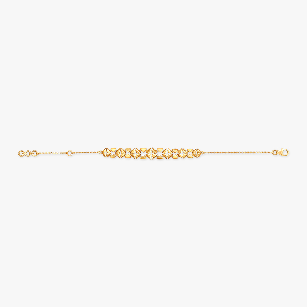 Sculpted Meadow Gold Bracelet,,hi-res image number null