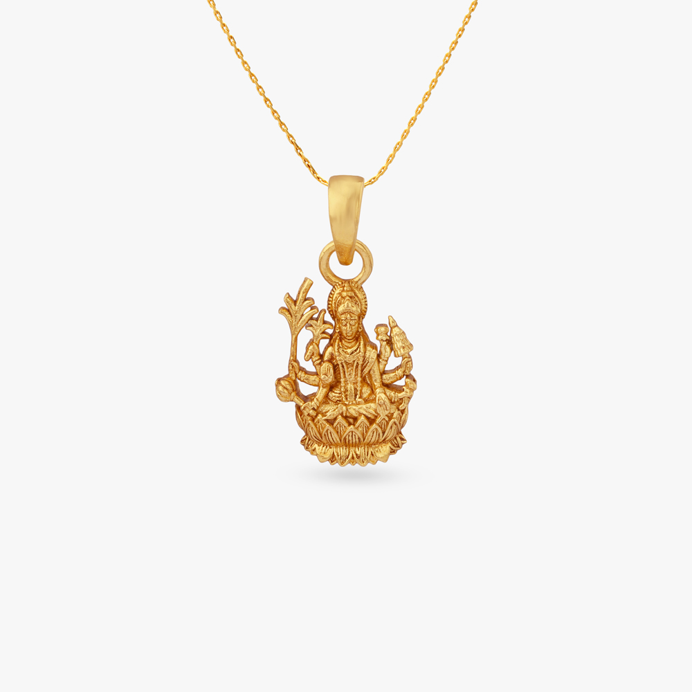 

Radiant Lakshmi Gold Pendant
