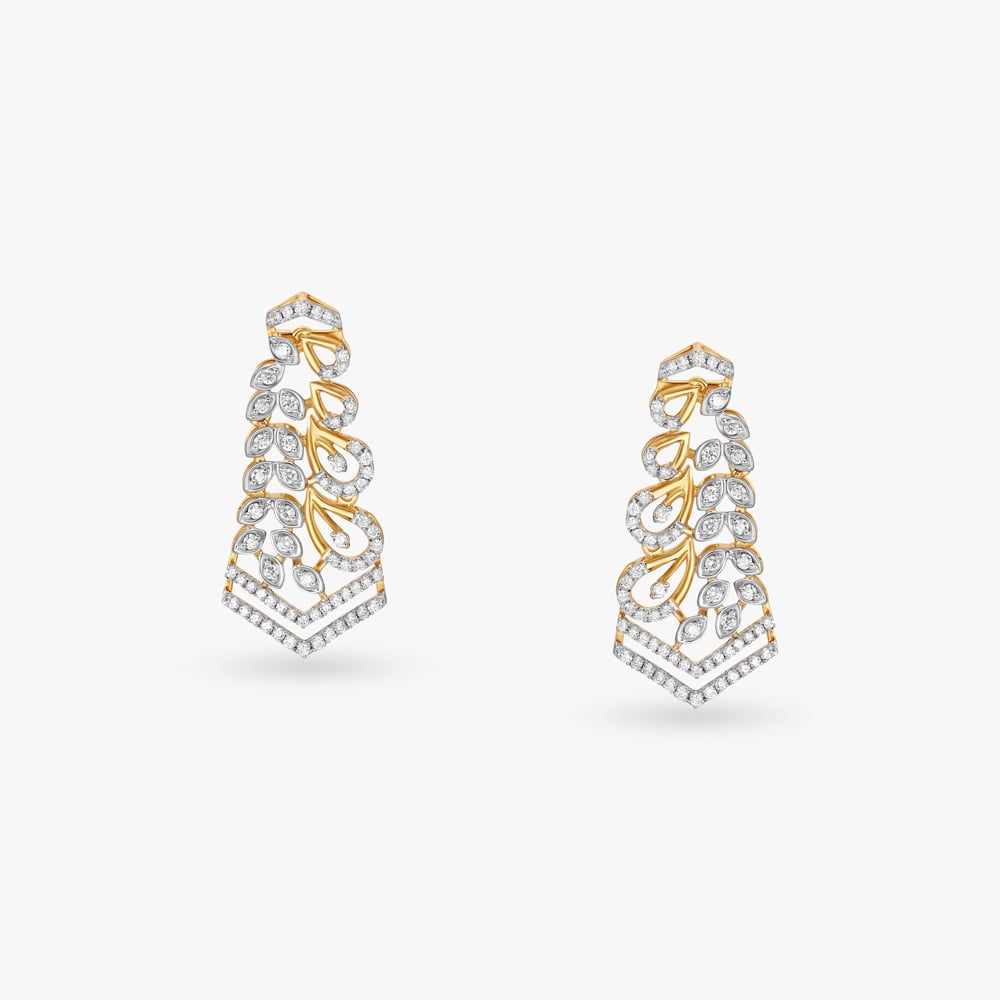 Dazzling Curves Natural diamond Necklace Set,,hi-res image number null