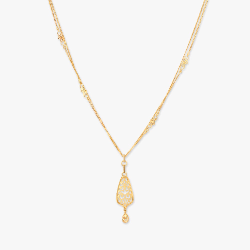 

Heritage Bloom Gold Necklace