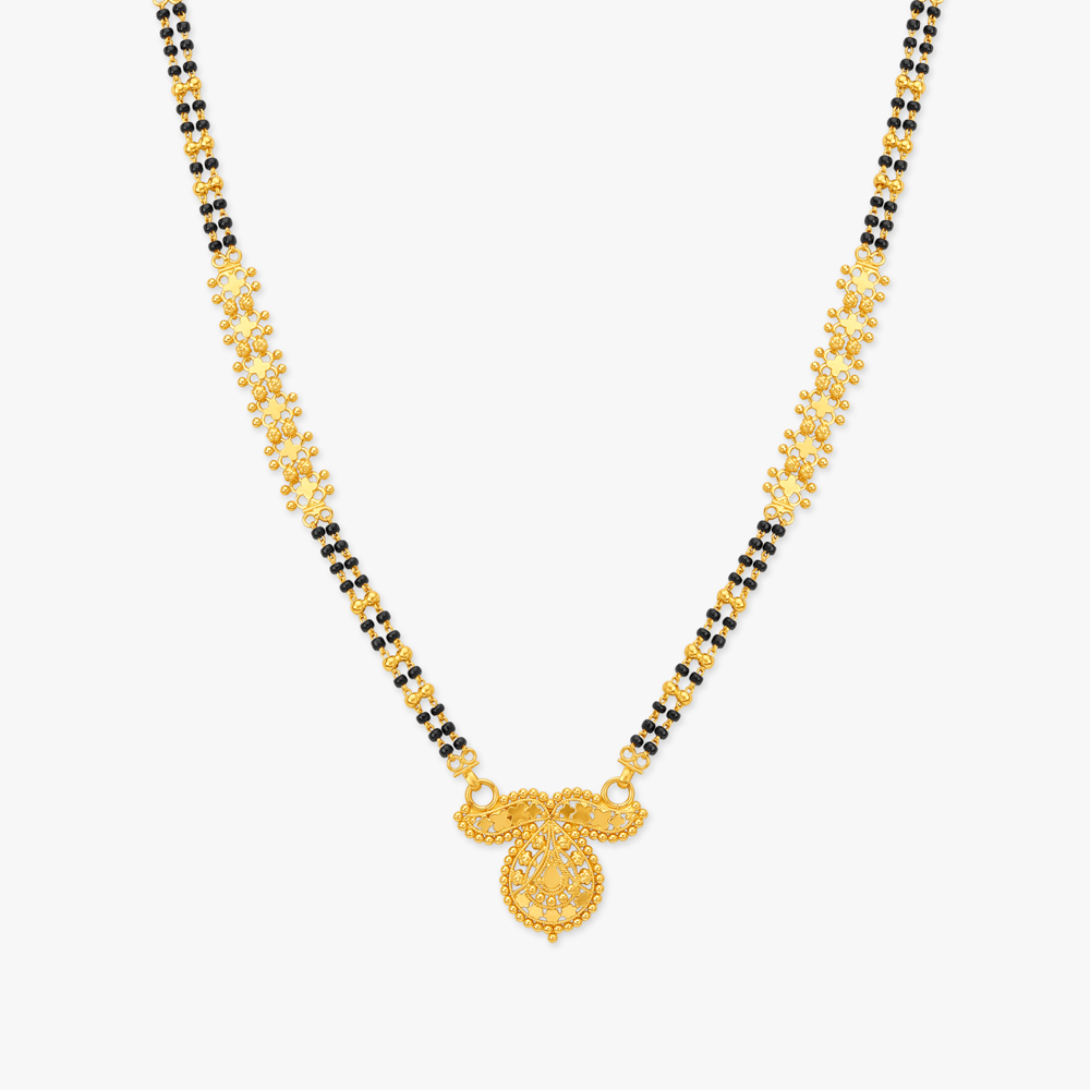 Flamboyant Gold Mangalsutra,,hi-res image number null