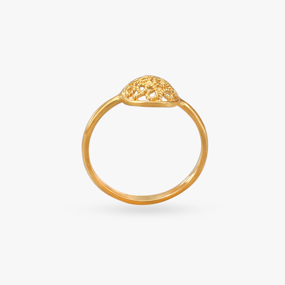 Delicate Details Gold Finger Ring,,hi-res image number null
