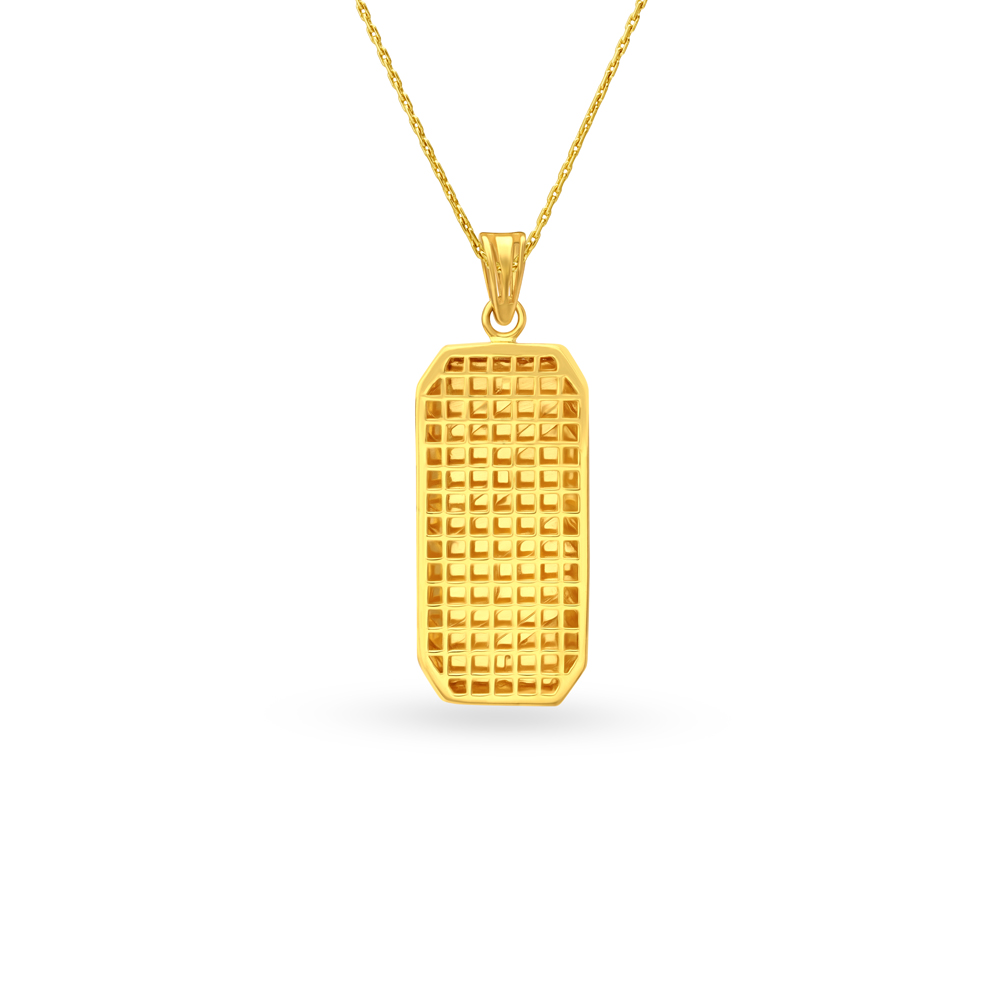 Classy Modern Men's Laser Cut Pendant,,hi-res image number null
