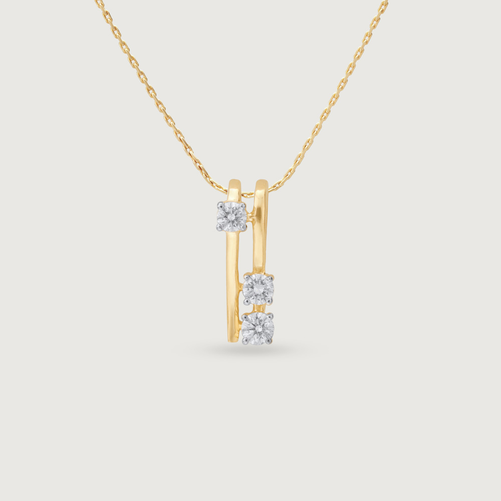Chic Ladder Diamond Pendant,,hi-res image number null