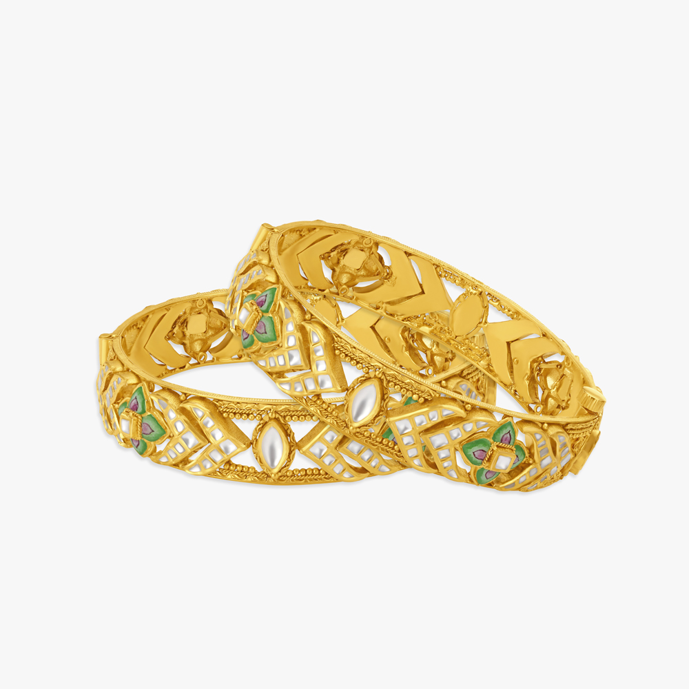Utkrisht Floral Bangle,,hi-res image number null
