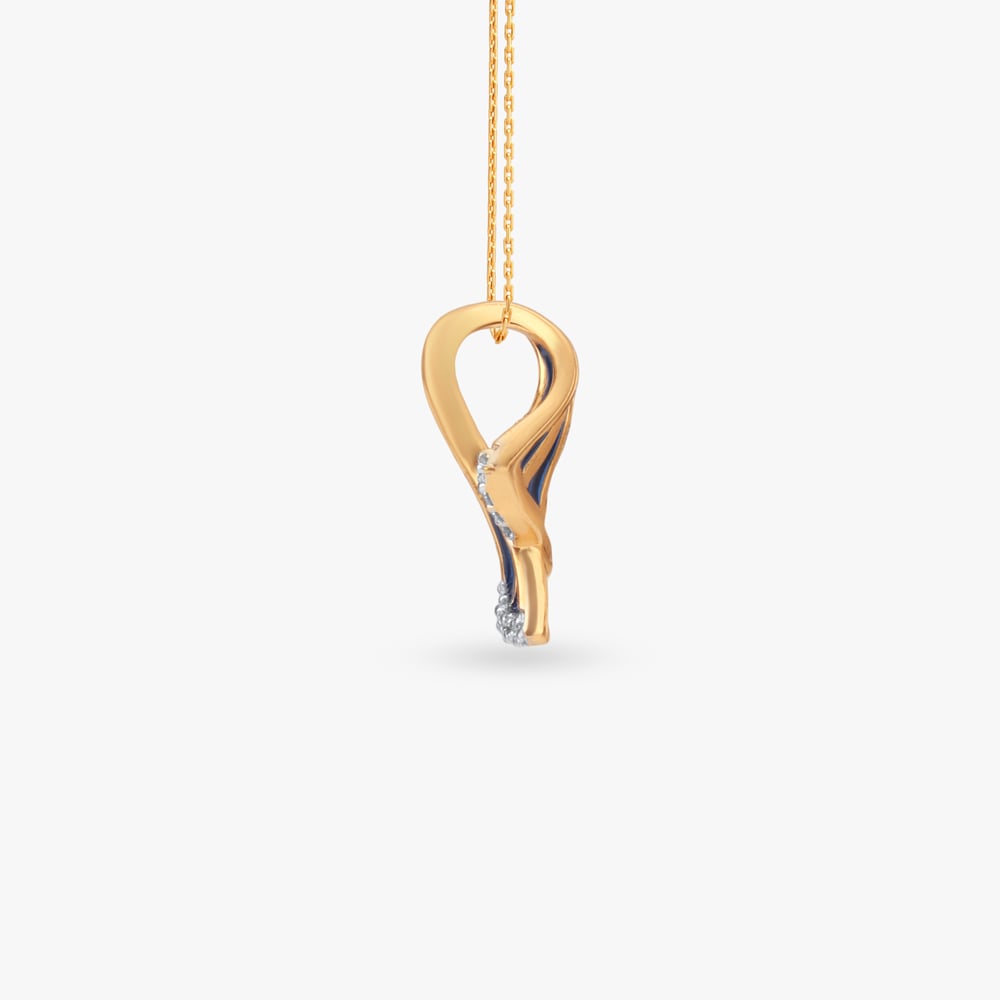 Grace Wings Diamond Pendant,,hi-res image number null
