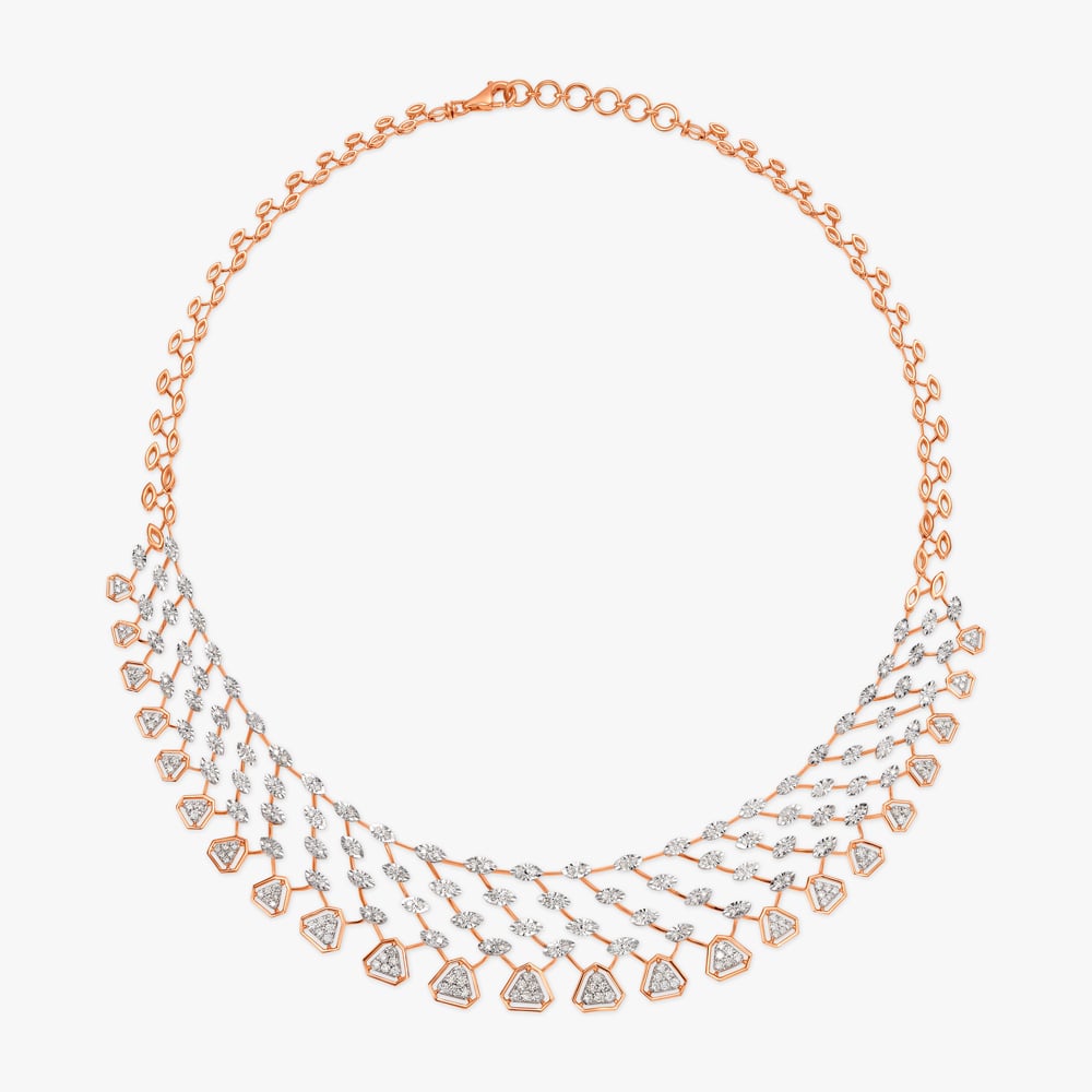 Dreamcatcher's Whispers Natural diamond Necklace Set,,hi-res image number null