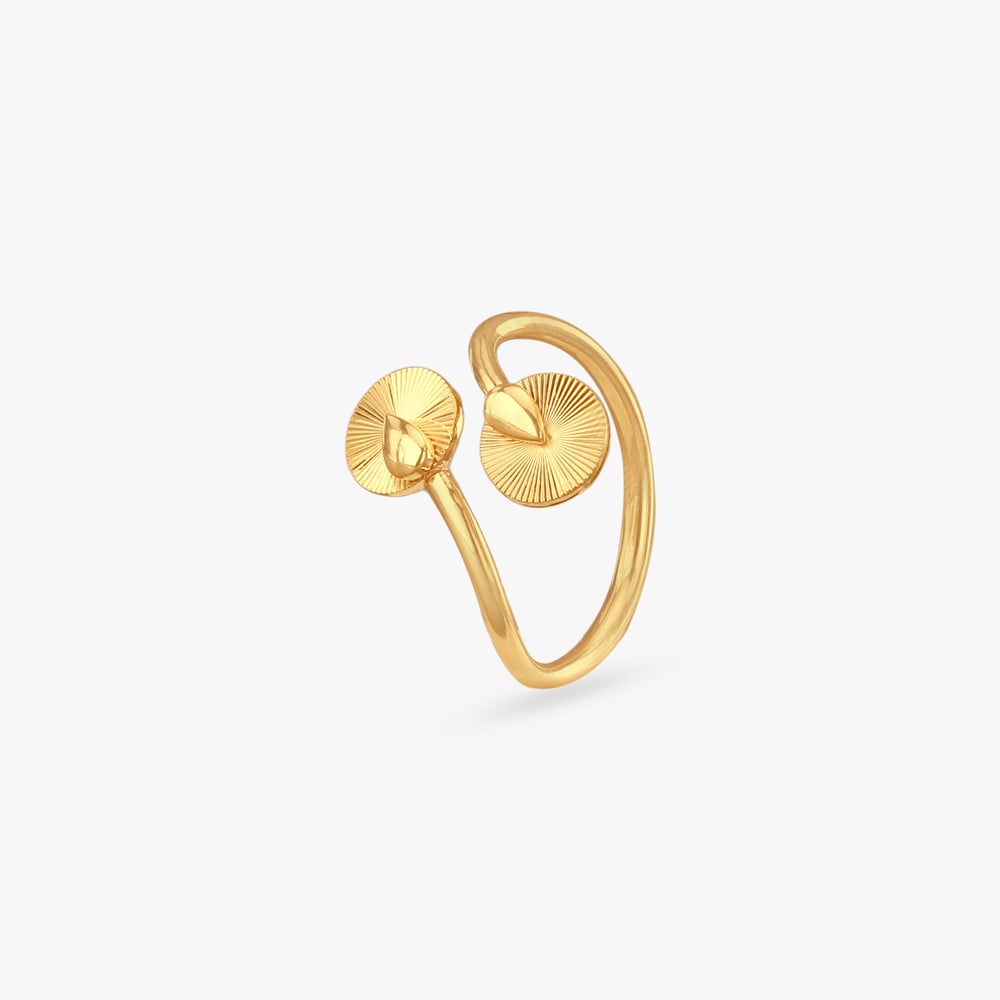 

Twin Glow Gold Ring