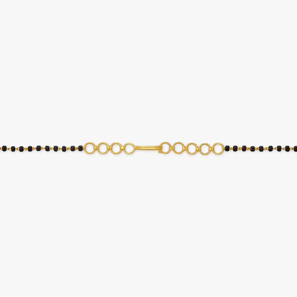 Scalloped Bloom Gold Mangalsutra,,hi-res image number null
