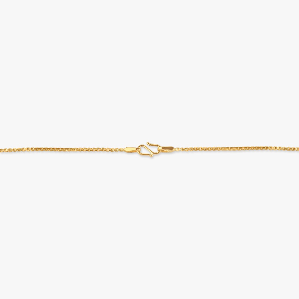 Lattice Glow Gold Pendant with Chain,,hi-res image number null