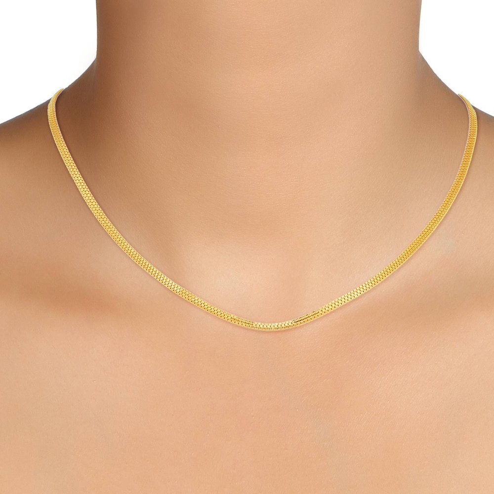 Classy Modern Gold Box Chain,,hi-res image number null