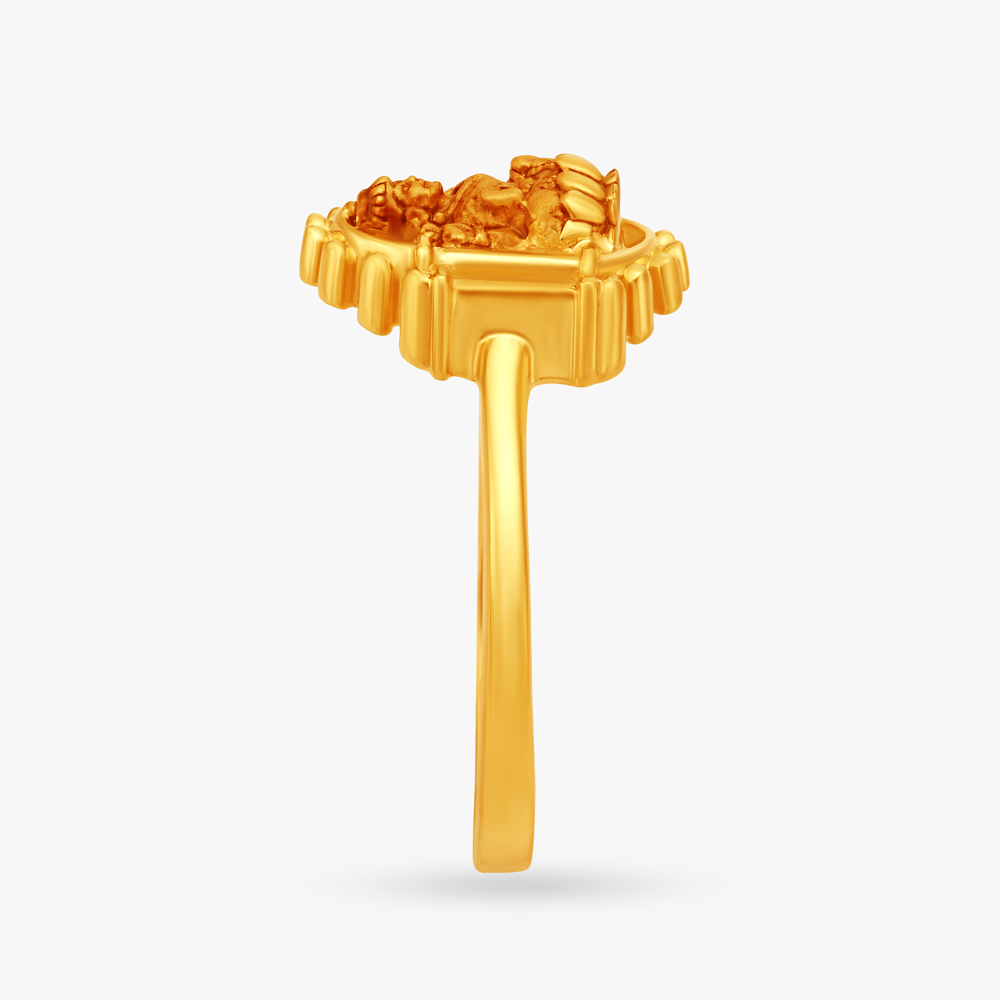 Divine Gold Finger Ring,,hi-res image number null