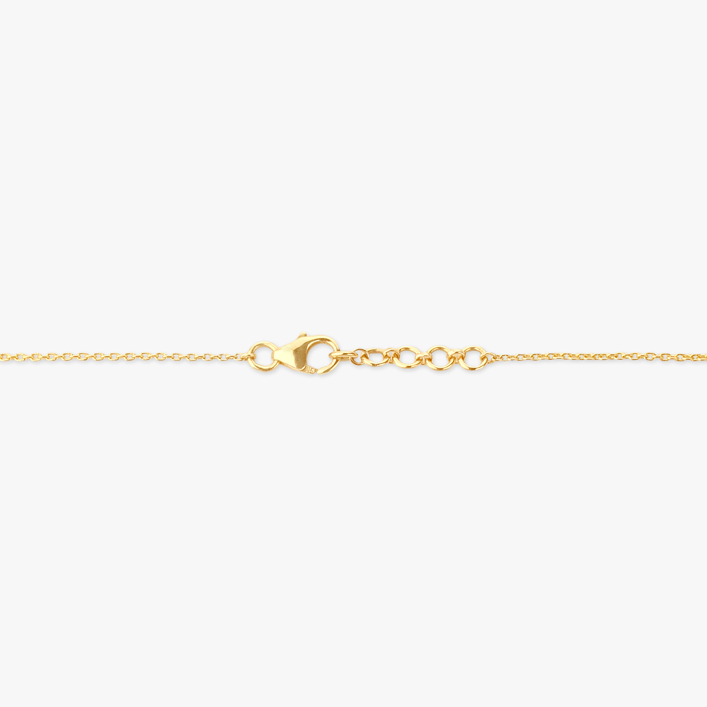 Twin Bloom Gold Pendant with Chain,,hi-res image number null