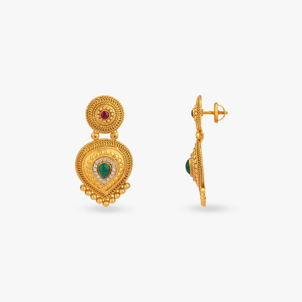 Grand Heritage Gold Temple Necklace Set,,hi-res image number null