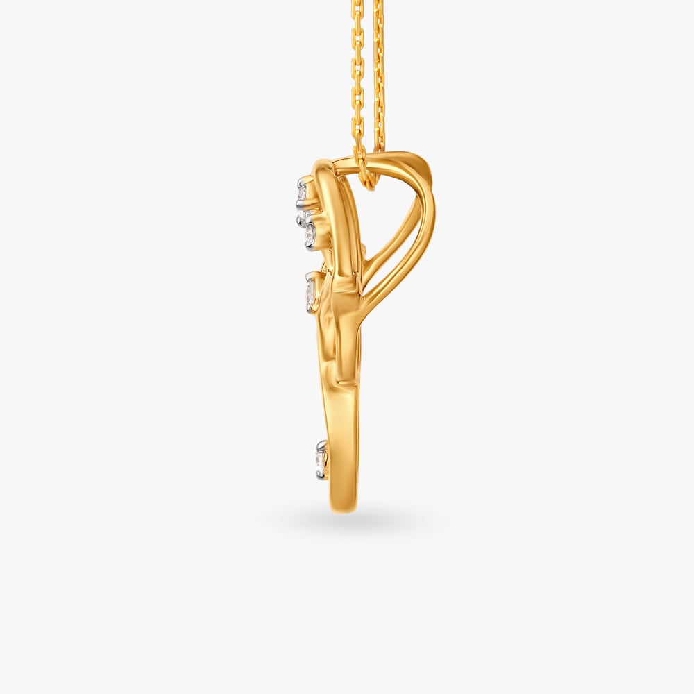 Ganapati Diamond Pendant,,hi-res image number null