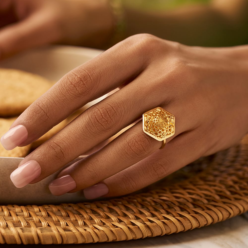Graceful Charm Floral Ring,,hi-res image number null