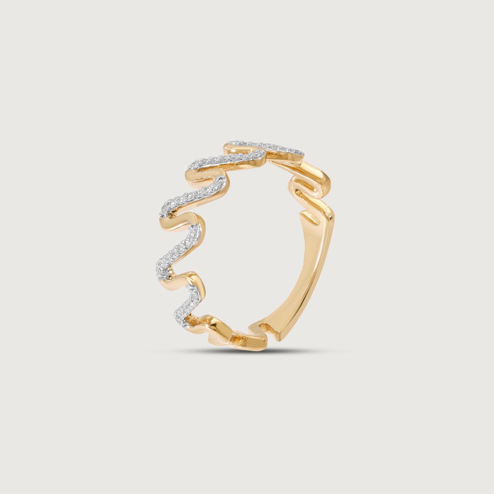 Waveform Glow Diamond Ring,,hi-res image number null