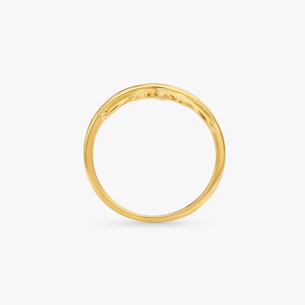 Petal Poetry Gold Finger Ring,,hi-res image number null