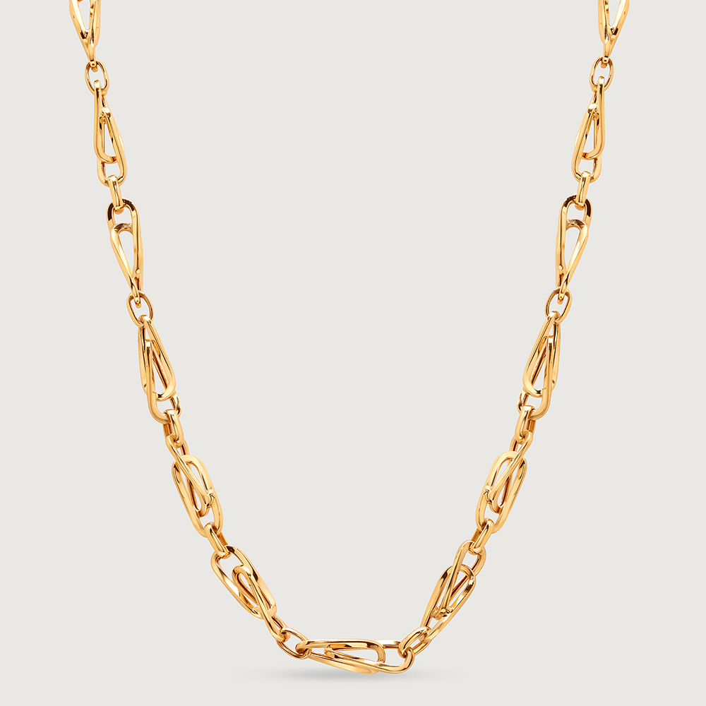 Sleek Elegance 18KT Gold Chain,,hi-res image number null
