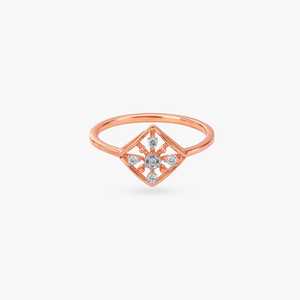

Floral Frame Diamond Ring