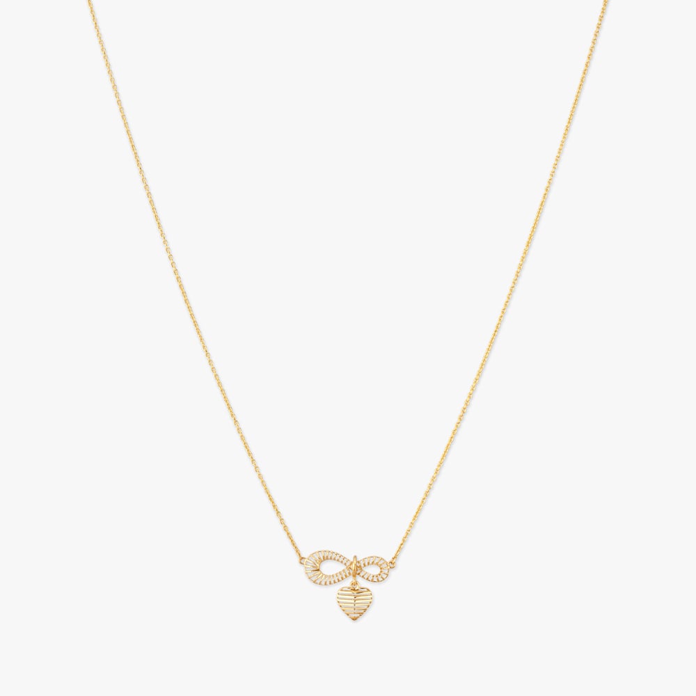 

Heart Link Gold Necklace